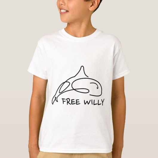 Free Willy T-shirt (Voorkant)