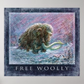 Free Wooly Mammoth Poster (Voorkant)