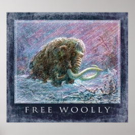 Free Wooly Mammoth Poster