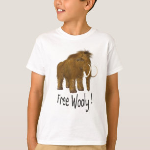 "Free Wooly" Wooly Mammoth T-shirt