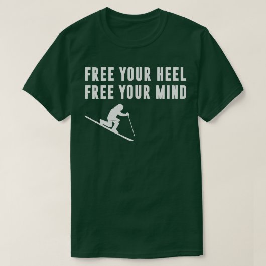Free your heel free your mind  t-shirt (Design voorkant)