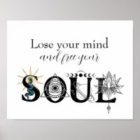 Free your Soul verlies je geest muurkunst Stars Lo