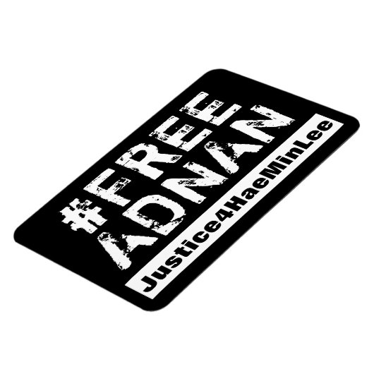 #FreeAdnan bumpermagneet Magneet (Linkerzijde)