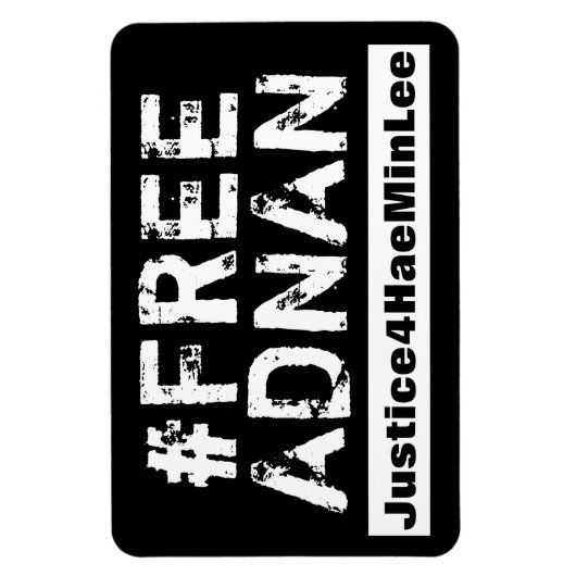 #FreeAdnan bumpermagneet Magneet (Verticaal)