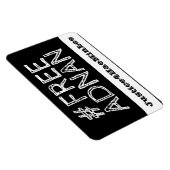 #FreeAdnan Krijtbord auto magneet (Rechterzijde)