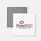 FreeBSD Foundation-Logo Magneet (Voorkant / Achterkant)