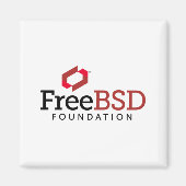 FreeBSD Foundation-Logo Magneet (Voorkant)