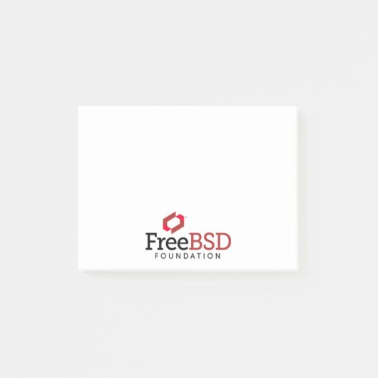 FreeBSD Foundation-Logo Post-it® Notes (Voorkant)