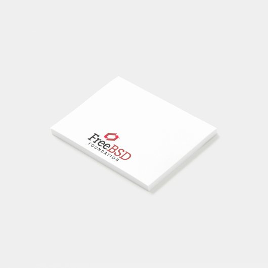 FreeBSD Foundation-Logo Post-it® Notes (Schuin)