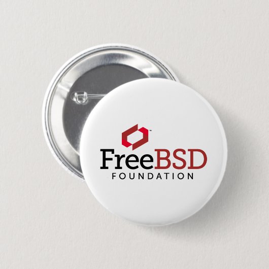 FreeBSD Foundation-Logo Ronde Button 5,7 Cm (Voorkant /achterkant)