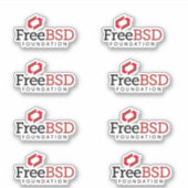 FreeBSD Foundation Stickers (Voorkant)