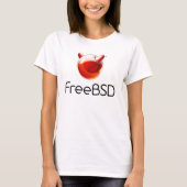 FreeBSD Project Women's T-Shirt (Voorkant)