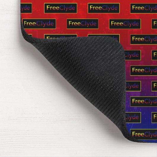 FreeClyde Logo Pattern Mousepad Muismat (Hoek)