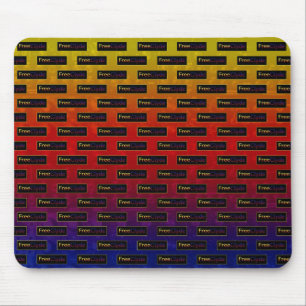 FreeClyde Logo Pattern Mousepad Muismat