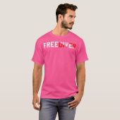 Freediver Dive Flag Freediving T-shirt (Voorkant volledig)