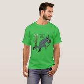 Freediving Abalone Diver met Kelp URM T-shirt (Voorkant volledig)