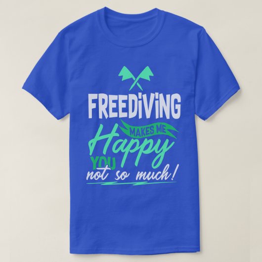 Freediving Duikgeschenk T-shirt (Design voorkant)