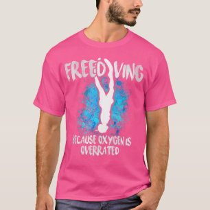 Freediving Oxygen Freediver Apneu Skin Diving T-shirt
