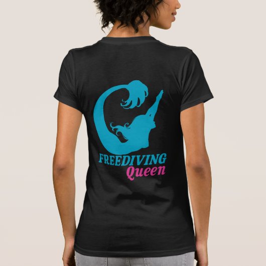 Freediving Queen T-shirt (Achterkant)