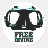 Freediving Sticker (Voorkant)