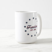 Freedom 1776–2026 America 250 Patriotic Design Koffiemok (Voorkant rechts)