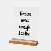 Freedom Acrylic Sign Acryl Bord (Hoek)