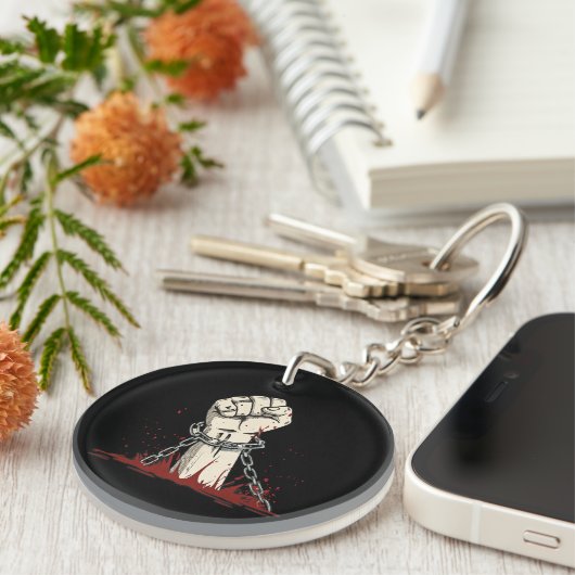 Freedom Acrylic Sleutelhanger (Voorkant Rechts)