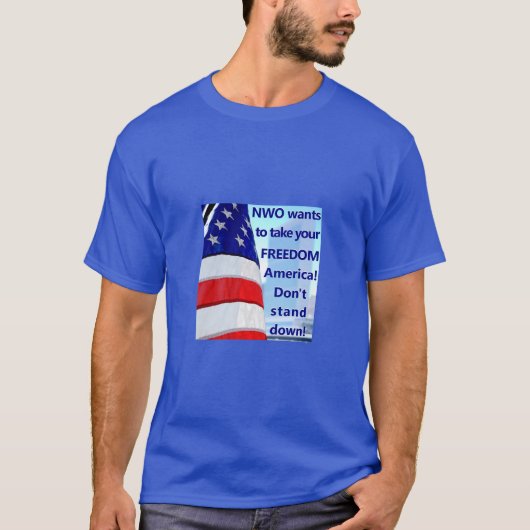 Freedom America (donker) T-shirt (Voorkant)