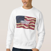 FREEDOM AMERICA Mannen Sweatshirt (Voorkant)