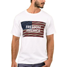 FREEDOM AMERICA Mannen Tshirt