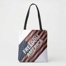 FREEDOM AMERICA TOTE BAG