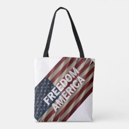 FREEDOM AMERICA TOTE BAG