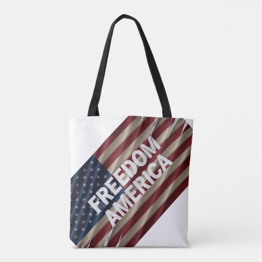 FREEDOM AMERICA TOTE BAG (Achterkant)