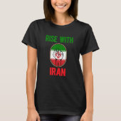 Freedom and Peace for Iran - Iranian Women. T-shirt (Voorkant)