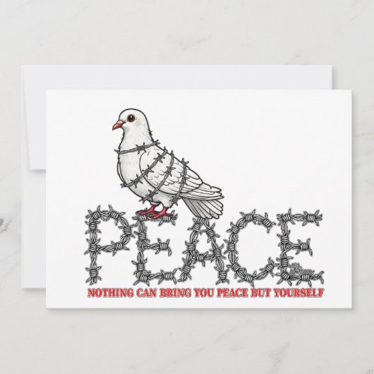 Freedom and peace kaart (Voorkant)