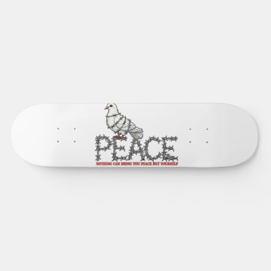 Freedom and peace persoonlijk skateboard (Horizontaal)