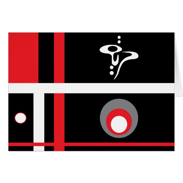 Freedom Arabic Caligraphy Card (Voorkant Horizontaal)