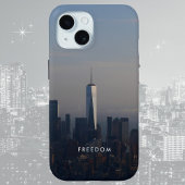 Freedom Big City Landscape Motivatie Case-Mate iPhone Case