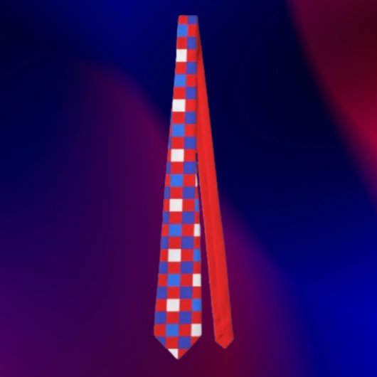 Freedom Blocks – Independence Day Necktie Stropdas
