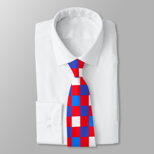Freedom Blocks – Independence Day Necktie Stropdas (Gebonden)