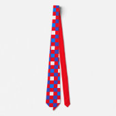 Freedom Blocks – Independence Day Necktie Stropdas (Voorkant)