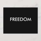 Freedom Briefkaart (Voorkant)