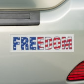 Freedom_Bumper Bumpersticker (Op auto)