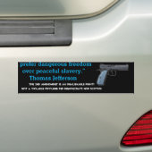 Freedom Bumpersticker (Op auto)