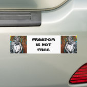 FREEDOM-bumpersticker Bumpersticker (Op auto)