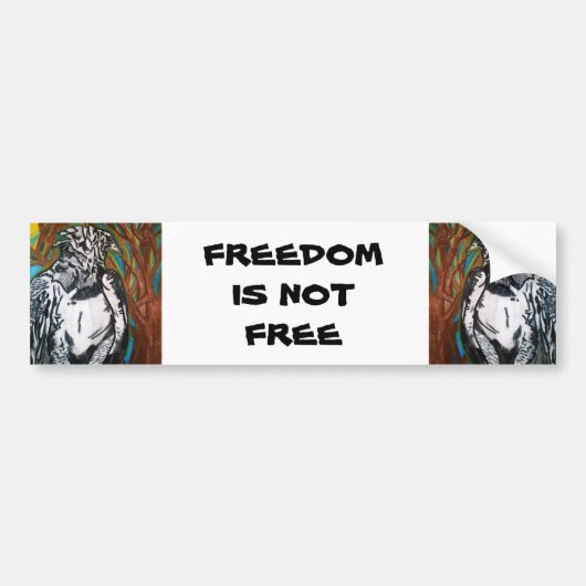 FREEDOM-bumpersticker Bumpersticker (Voorkant)
