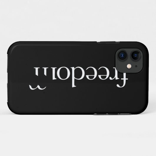 Freedom Case-Mate iPhone Case (Achterkant (horizontaal))