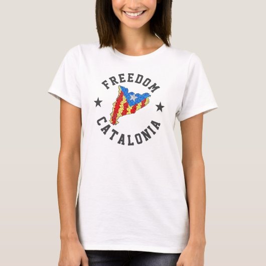 Freedom Catalonia T-shirt (Voorkant)