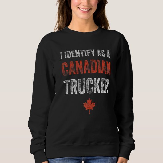 Freedom Convoy 2022 I identificeert me als Canades Trui (Voorkant)