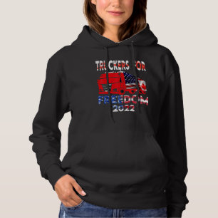 Freedom Convoy 2022 ondersteunt Canadian Truckers Hoodie